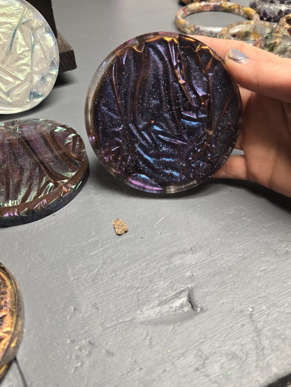Iridescent Coasters - Multi Color - Picture 11 of 15